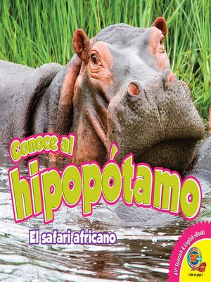 cover image of Conoce al hipopótamo